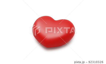 Metal Heart icon isolated on white background. 3D iLLustration