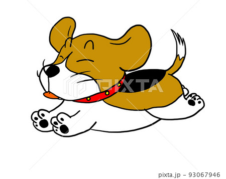 ビーグル かわいいのイラスト素材