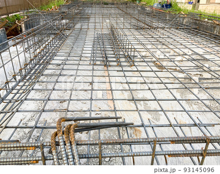 新築戸建て住宅の基礎工事のイメージ