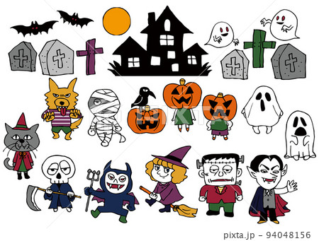 かわいい死神のイラスト素材