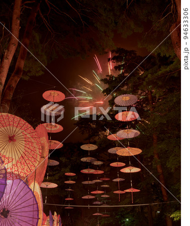 月あかり花回廊の写真素材