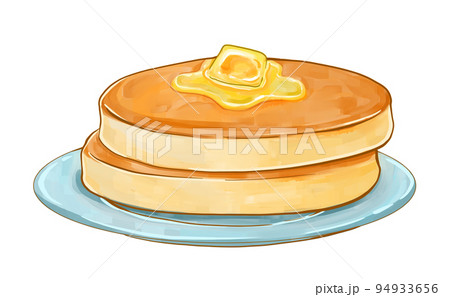 パンケーキ ホットケーキのイラスト素材集 ピクスタ