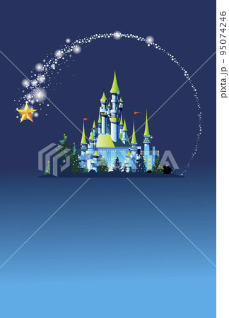 メルヘン お城 城 ファンタジーのイラスト素材