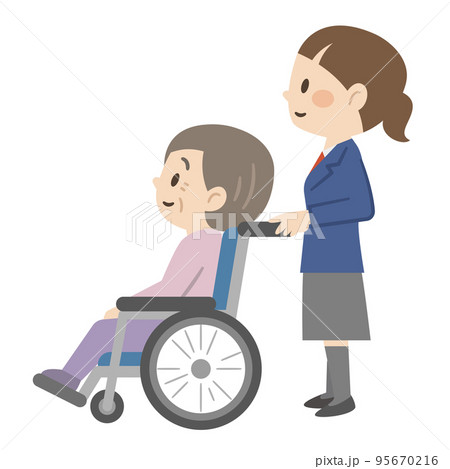 車椅子のイラスト素材集 ピクスタ