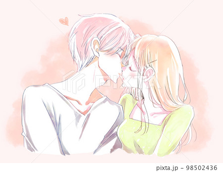 いちゃいちゃのイラスト素材