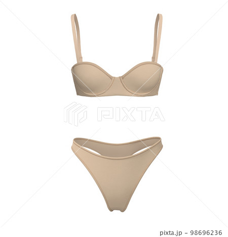 Woman underwear set. Panties design. Female - Stock Illustration  [85888992] - PIXTA