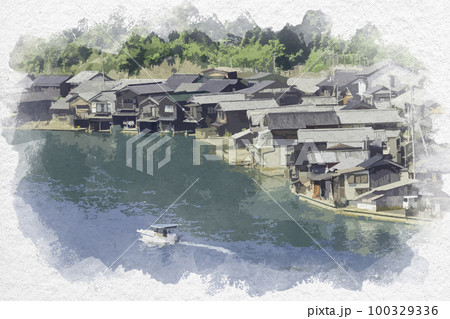 伊根の舟屋のイラスト素材 - PIXTA 伊根の舟屋のイラスト素材 - PIXTA