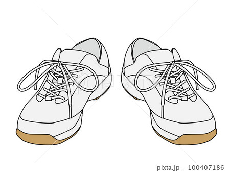 靴 安い 正面 イラスト