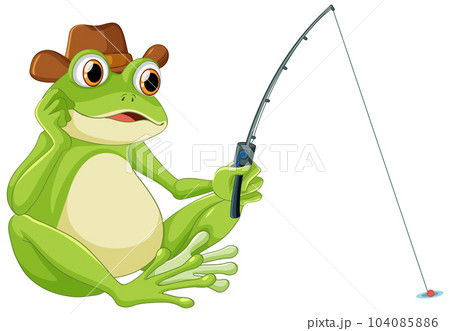 かえる釣りのイラスト素材 - PIXTA