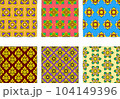 タイ語・作品集　タイ文様　タイ伝統文様 タイ伝統模様3のイラスト素材 [104317380] - PIXTA