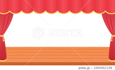 舞台幕 開くの写真素材 - PIXTA