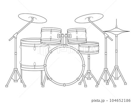 How To Draw Drums, Step by Step, Drawing Guide, by Dawn - DragoArt