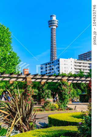 横浜 山下公園 氷川丸 公園の写真素材 - PIXTA