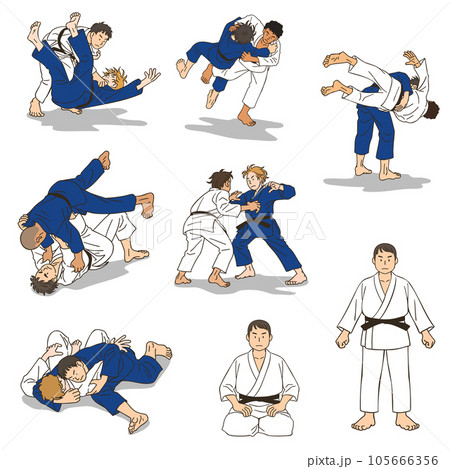 Kimono Judo: Over 5,532 Royalty-Free Licensable Stock Vectors & Vector Art