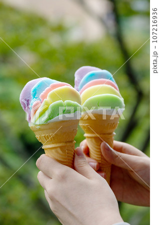 レインボーアイスの写真素材 - PIXTA