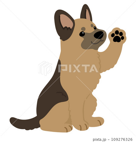 ジャーマンシェパードのイラスト素材 - PIXTA