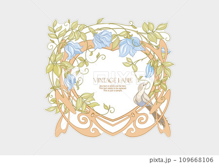 アール・ヌーヴォーの花模様 |本 | 通販 | Amazon