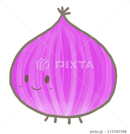 玉ねぎ 玉葱 キャラクター 顔のイラスト素材 - PIXTA