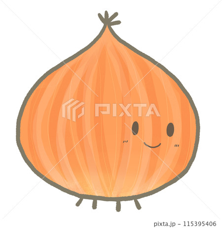 玉ねぎ 玉葱 キャラクター 顔のイラスト素材 - PIXTA