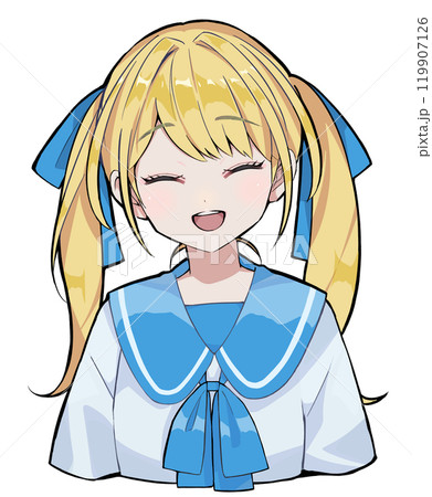 セーラー服 女子高生 ツインテールのイラスト素材 - PIXTA