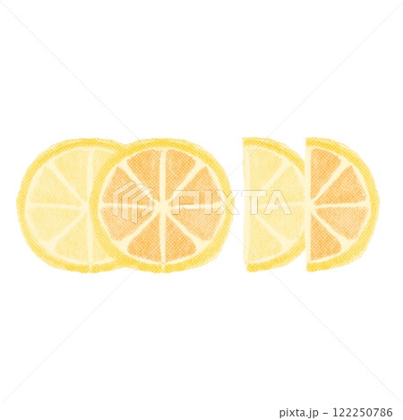 オレンジ レモン 断面 柑橘類のイラスト素材 - PIXTA