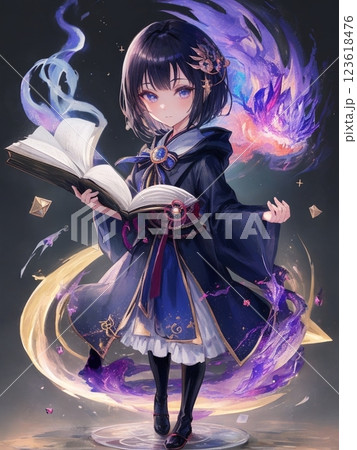 陰陽術を操る少女