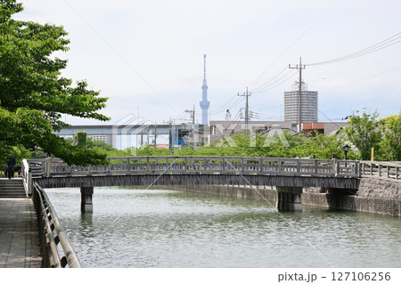 運河のある街の写真素材 - PIXTA