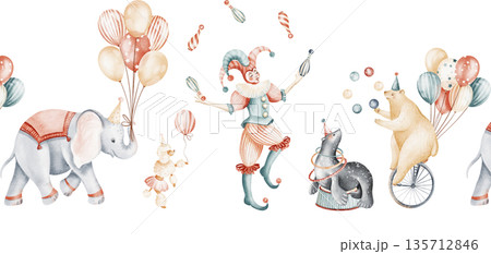 風船 気球 ぞう ゾウのイラスト素材 - PIXTA