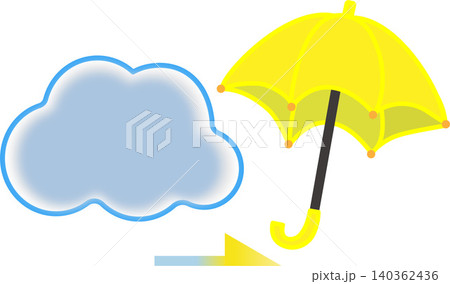 曇りのち雨のイラスト素材 - PIXTA