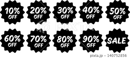 10%OFFのイラスト素材 - PIXTA